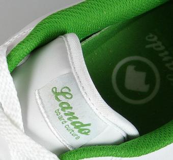 Skate boty LANDO footwear - LDO-42WHT+GRN