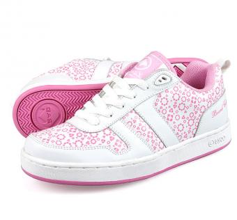 Skate boty LANDO footwear - LDO-58WHT+FLOW+PINK