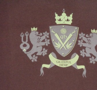 Tričko GRATEFUL HEMP - Erb hnědá