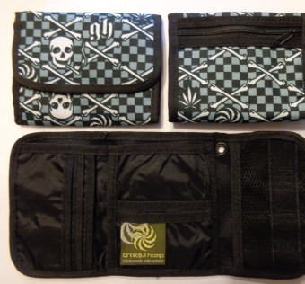 Peněženka Grateful Hemp - Skull/cube