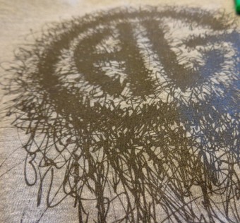 Tričko HL Ghetto - Scratch gray/black