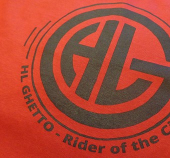 Tričko HL Ghetto -Logo red/black