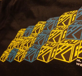 Tričko HL Ghetto - Cube black - tyrquise/yellow