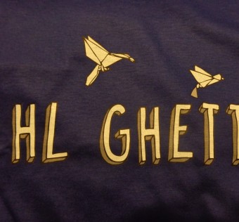 Pánské tričko HL Ghetto - Origami royal blue