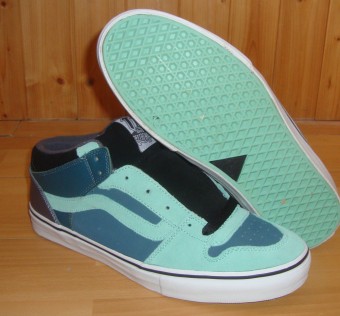 Boty VANS / TNT 2 Mid - Skateboard Shoes - Seafoam / Deep Sea / Black - 10 UK / 11 US 