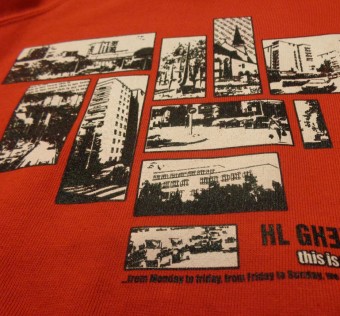 Mikina Crew HL Ghetto -  HL Colage red