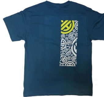 Pánské tričko HL GHETTO - Poster petrolej / white / yellow