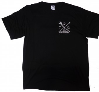 Tričko TBS - TOTAL PUNK blc/wht