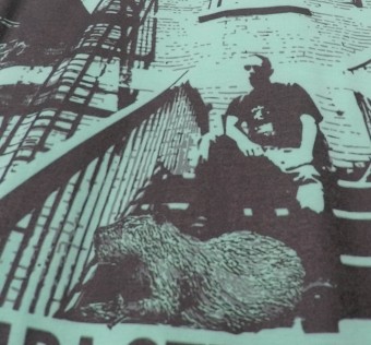 Tričko Kapybara wear Waiting mátová/black