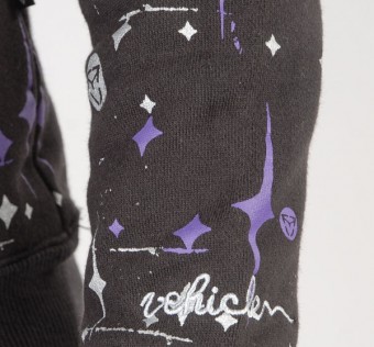 VEHICLE mikina NIGHT SKY BLACK