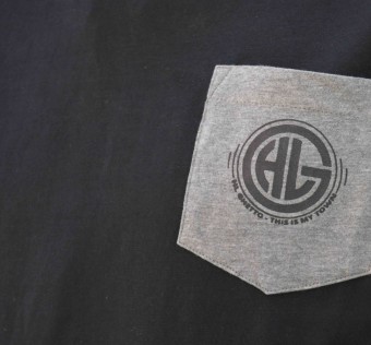 Pánské tričko HL Ghetto - black/grey