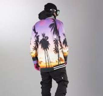 Zimní snowboardová bunda Neff Squad - Palms