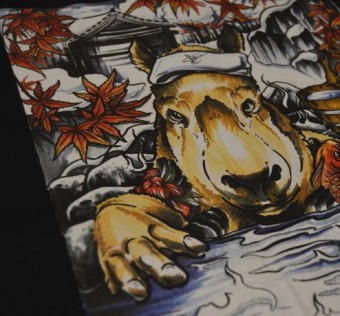 Tričko Kapybara wear - YAKUZA black