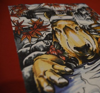 Tričko Kapybara wear - YAKUZA red