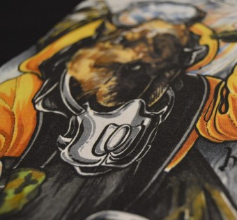 Tričko Kapybara wear - Snowboard Guide black