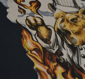 Mikina KAPYBARA wear - CHEF black