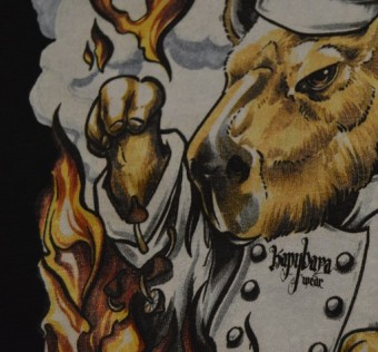 Mikina KAPYBARA wear - CHEF black