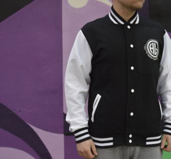 Mikina HL GHETTO - Varsity black/white