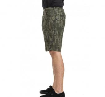 Kraťasy NUGGET GENIUS CARGO 19 SHORTS B - OLIVE OAK CAMO