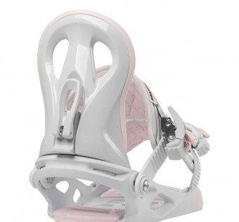 Dětské snowboardové vázání Gravity G1 Jr white/pale rose 2019/2020