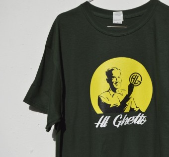 Tričko HL Ghetto – happy gentleman Bottle Green