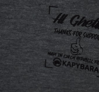 Tričko HL Ghetto - Snb crew grey melange