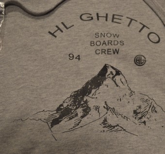 Mikina HL Ghetto – Snb Crew (grey melange)