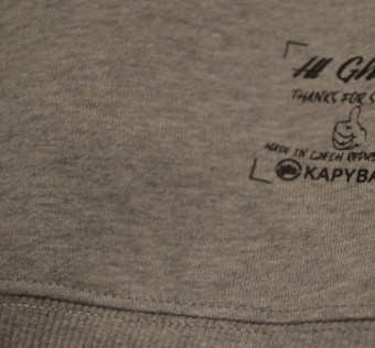 Mikina HL Ghetto – Snb Crew (grey melange)