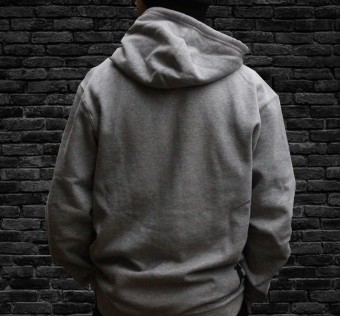 Mikina Kapybara street wear - Gzyl flip grey melange