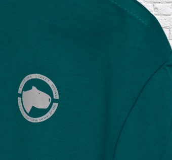 Tričko Kapybara wear - Teg tyrkys/white