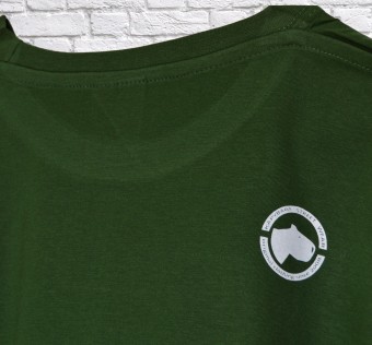 Tričko Kapybara wear - Teg bottle green/white