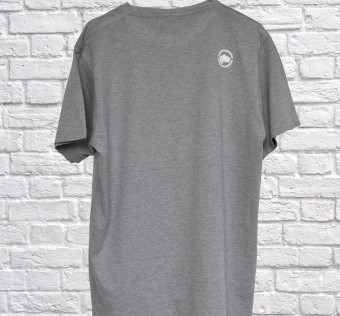 Tričko Kapybara wear - Teg grey melange/white