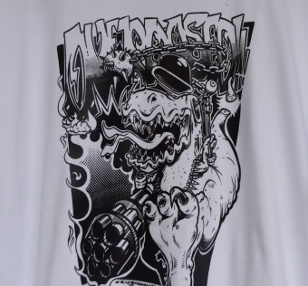 Tričko s dlouhým rukávem Kapybara wear - Overdosed white