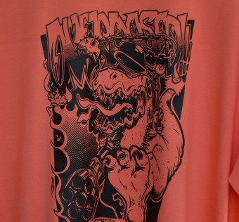 Tričko Kapybara Wear - Overdosed / coral