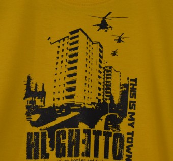 Dětské tričko HL GHETTO - Street yellow