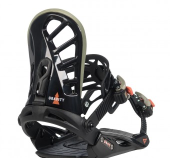 Pánské snowboardové vázání Gravity G1 black/chilli/pepper 2020/2021