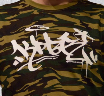 Tričko Kapybara wear - Teg woodland