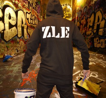 Skate mikina ZLE - černá