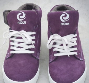 Skate boty FUS1ON Mocum High III BMX purple/white