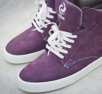 Skate boty FUS1ON Mocum High III BMX purple/white
