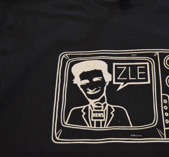 Tričko ZLE - TV Bird Heads black