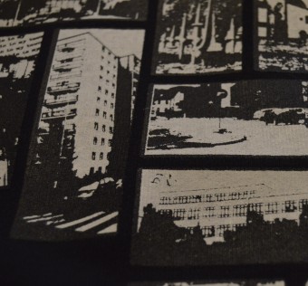 Mikina s kapucí HL Ghetto - Colage black