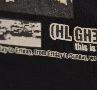 Mikina s kapucí HL Ghetto - Colage black