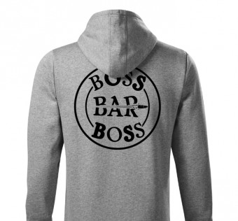 Mikina Boss Bar - grey street