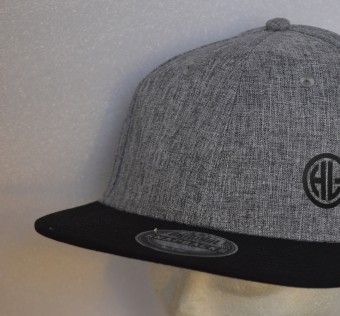 Čepice snapback HL Ghetto logo - black/grey melange