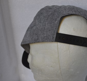 Čepice snapback HL Ghetto logo - black/grey melange