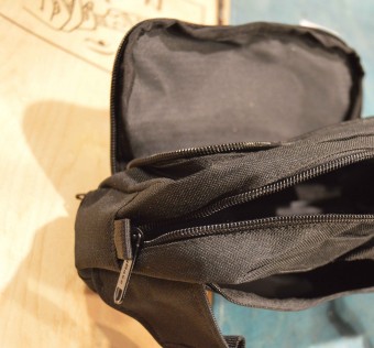 Ledvinka ZLE! Hip organizer Bag - Black/caramel