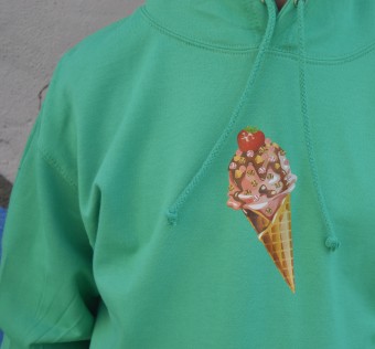 Mikina ZLE! - ICE Cream (spring green)
