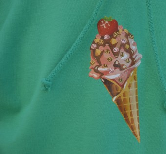 Mikina ZLE! - ICE Cream (spring green)