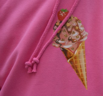 Mikina ZLE! - ICE Cream (Candyfloss Pink)